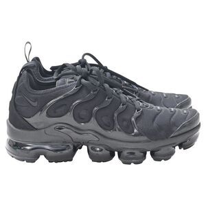 Nike Air Vapormax Plus Sneakers in Triple Black Cotton
